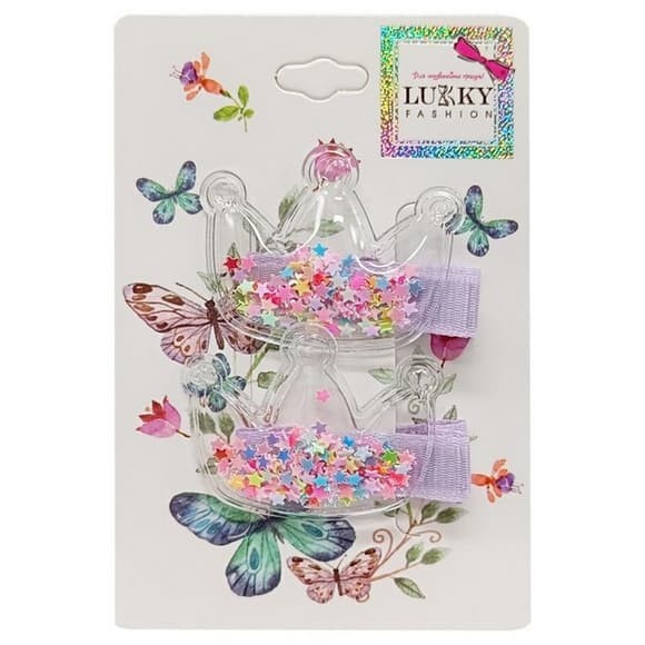 Дитячі ш пильки для волосся "Корона" T18456(Multicolor)