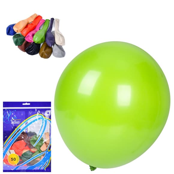 Повітряні кульки MK 5180-1, 12 дюймів 50 штук