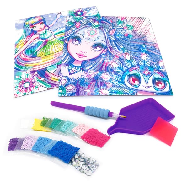 Набір для творчості з алмазною мозаїкою Морозне сяйво Nebulous Stars 11126 з аплікатором-ручкою