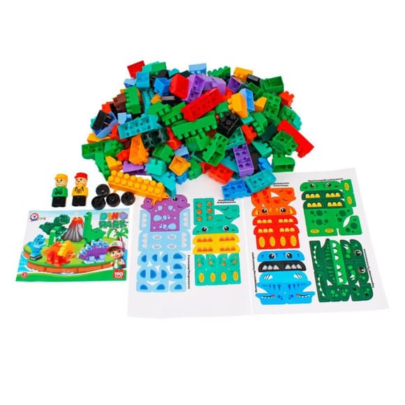 Детский конструктор "Dino park" 2222TXK 190 деталей