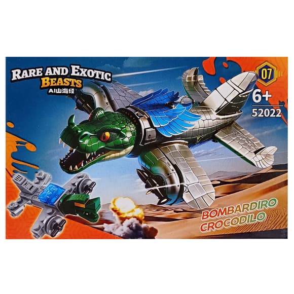 Детский конструктор "Bombardiro Crocodilo" 52022-7