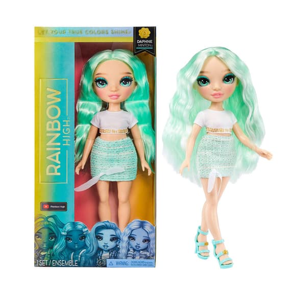 Детская игровая кукла Мята Rainbow High 987963 серии "ОРР" с аксессуарами