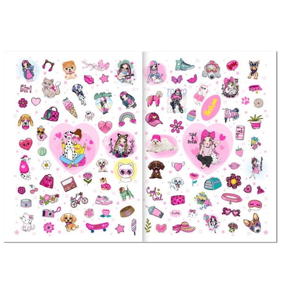 Дитяча розмальовка "Girls&Pets" РМ-88-02 серія "Dream & Style"