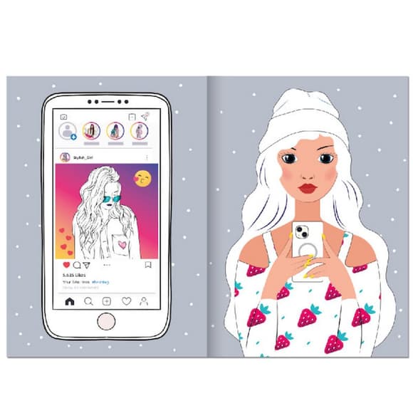 Дитяча розмальовка "Girls' Lifestyle" РМ-88-03 серія "Dream & Style"