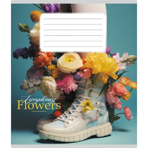 Тетрадь ученическая "Квиллинг" 024-550375K-4 в клеточку, 24 листа