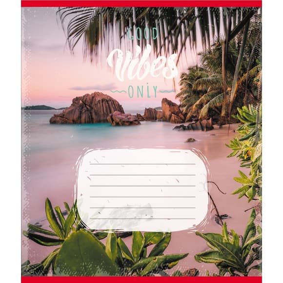 Зошит учнівський "Вайб" 024-550429K-2 в клітинку, 24 аркуші