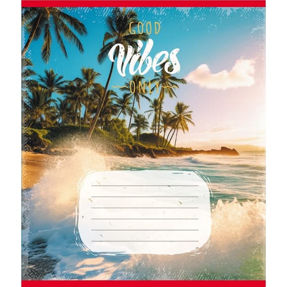 Зошит учнівський "Вайб" 024-550429K-5 в клітинку, 24 аркуші