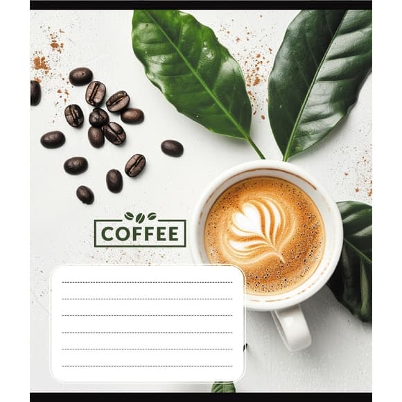 Тетрадь общая "Кофейные зерна" 048-590111K-3 в клеточку, 48 листов