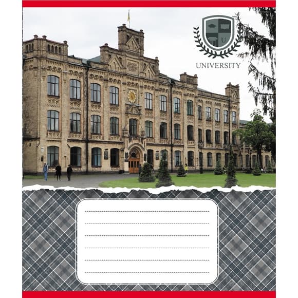 Тетрадь общая "Университеты" 048-590258K-5 в клеточку, 48 листов