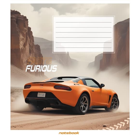 Зошит загальний "В пустелі" 060-590423K-1 в клітинку, 60 аркушів