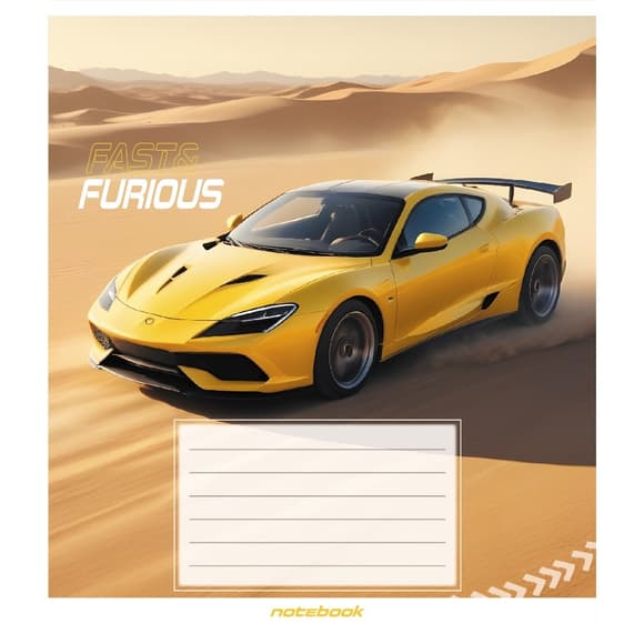 Тетрадь общая "В пустыне" 060-590423K-2 в клеточку, 60 листов