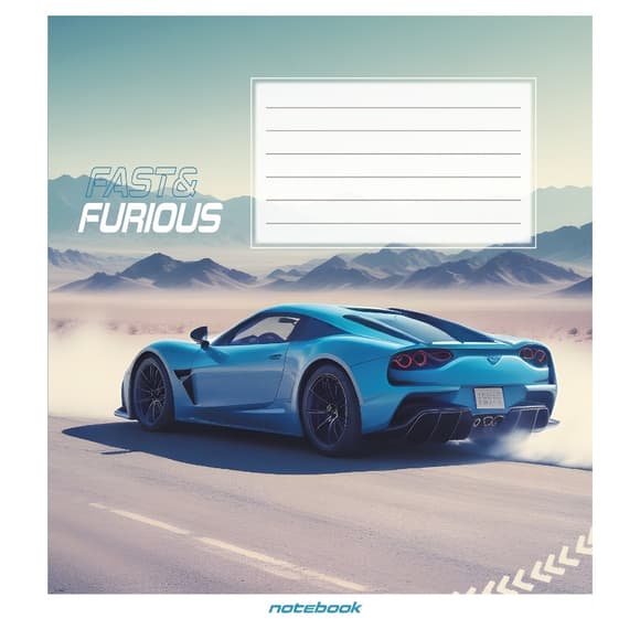 Тетрадь общая "В пустыне" 060-590423K-4 в клеточку, 60 листов