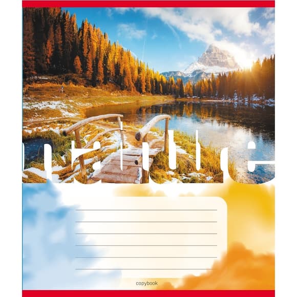 Тетрадь общая "Природа" 060-610048K-2 в клеточку, 60 листов