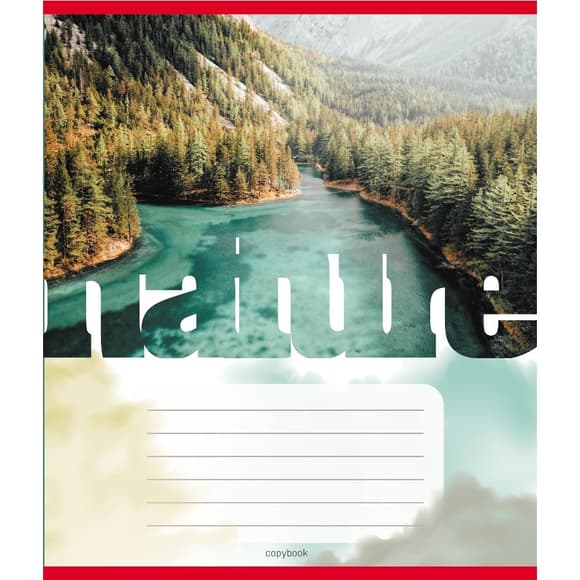 Тетрадь общая "Природа" 060-610048K-4 в клеточку, 60 листов