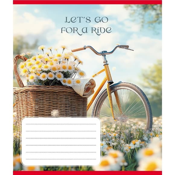 Тетрадь общая "Велосипед" 096-630091K-5 в клеточку, 96 листов