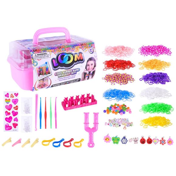 Набір бісеру для виготовлення креативних аксесуарів 16204(Pink) 