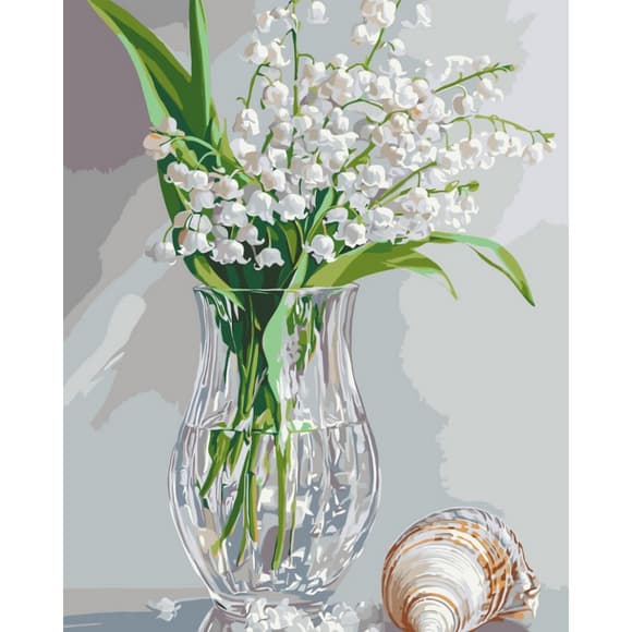 Картина по номерам "Душистые ландыши" ©arttem_illustrations 13160-AC 40х50 см 