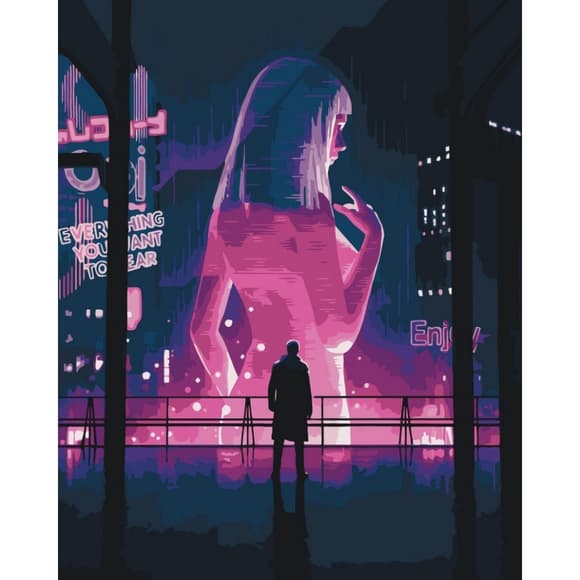 Картина по номерам "Голографическая Джой" 16171-AC 40х50 см