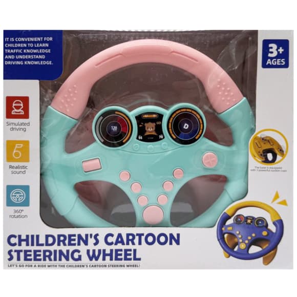 Дитячий ігровий Автотренажер ME-166(Turquoise) звуки машини