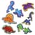 Дитячі магнітні пазли "Динозаври" VT1733-01, 6 картинок