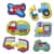 Детские магнитные пазлы "Транспорт" VT1733-02, 6 картинок