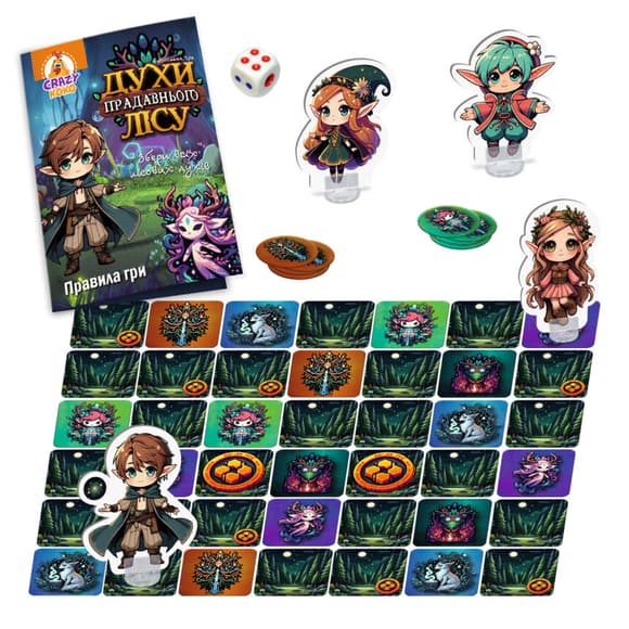 Игра настольная "Духи древнего леса" VT8055-48, 4 персонажа
