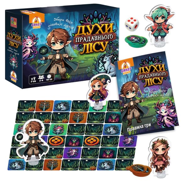 Игра настольная "Духи древнего леса" VT8055-48, 4 персонажа