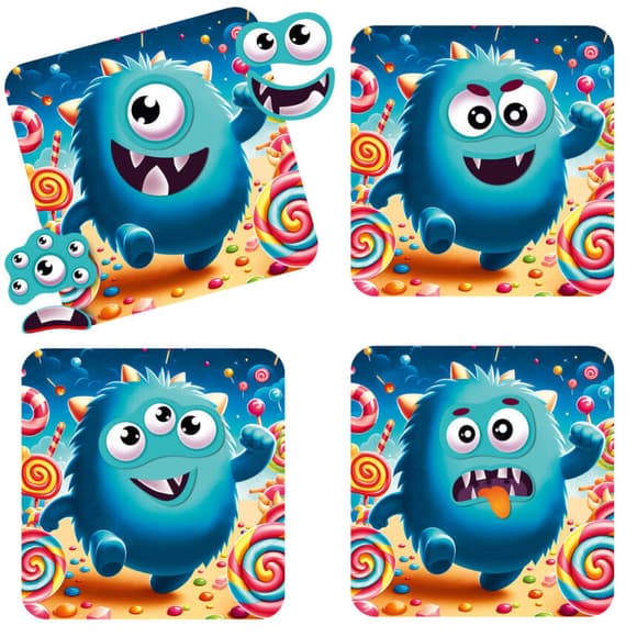 Гра розвиваюча "Емоції Монстріка" VT3220-02, 12 магнітів