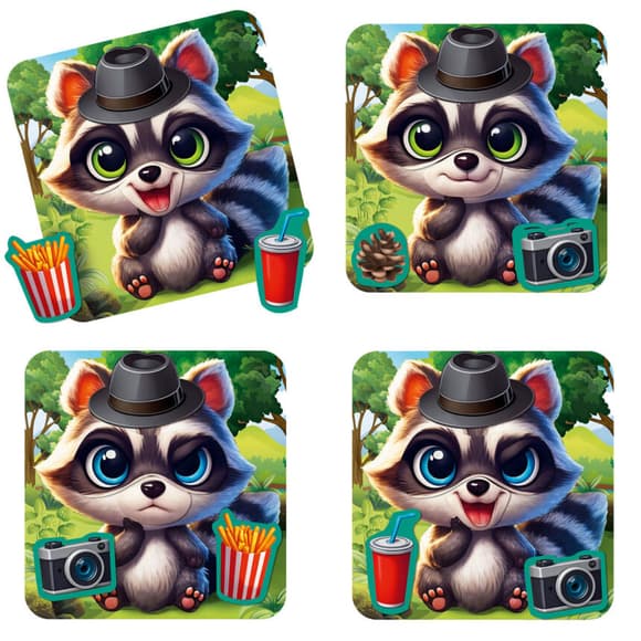 Гра розвиваюча "Емоції Єнота" VT3220-03, 10 магнітів