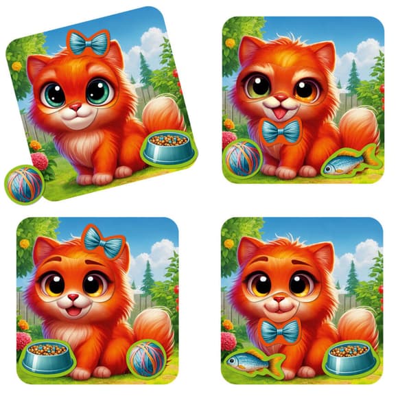 Игра развивающая "Эмоции Котенка" VT3220-05, 11 магнитов