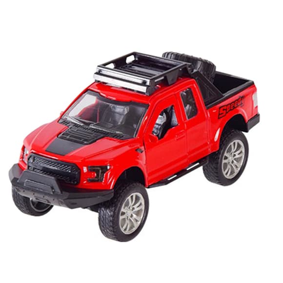 Машинка инерционная Пикап AP74168(Red) масштаб 1:32  