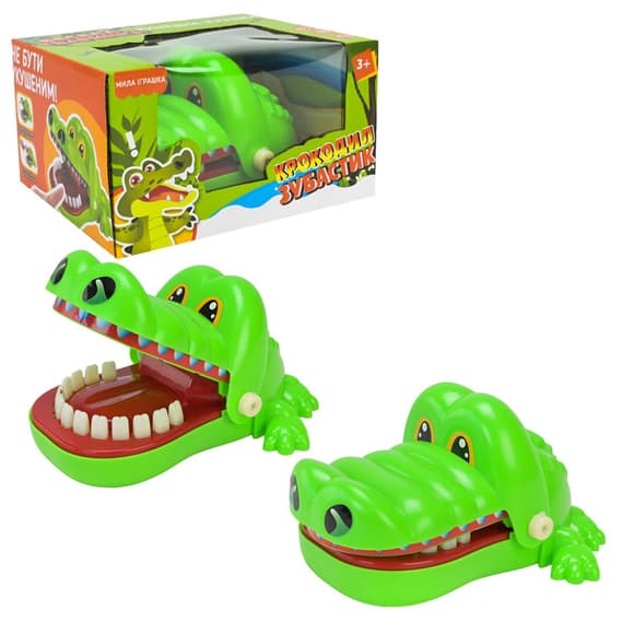 Дитяча наст ільна розважальна гра "Зубастий крокодил" PL-724-126