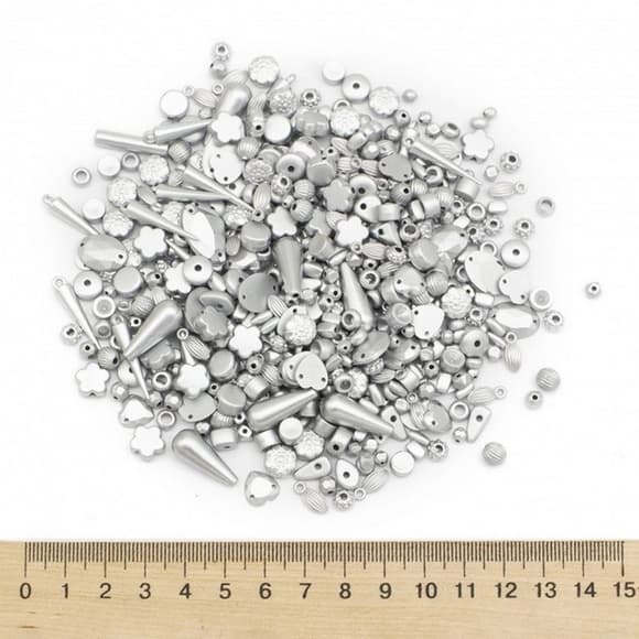 Декоративні намистинки для творчості Dom Busin УТ100031396 в упаковці 145 шт