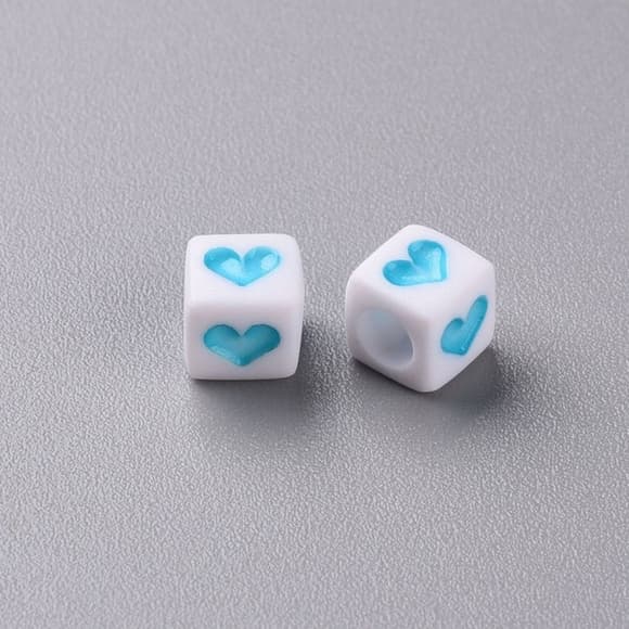 Декоративные бусинки для творчества Кубики Dom Busin УТ100030757 в упаковке 150 штук