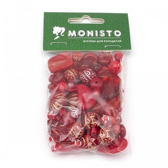 Декоративні намистинки для творчості Бомбей Dom Busin УТ100014229 в упаковці 86 шт