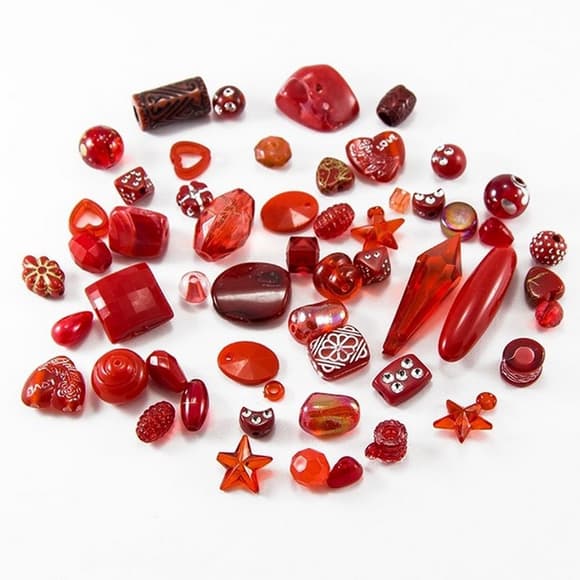 Декоративні намистинки для творчості Бомбей Dom Busin УТ100014229 в упаковці 86 шт