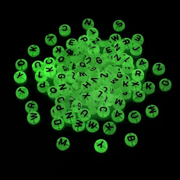 Декоративні намистинки для творчості Літери Dom Busin УТ100024898 в упаковці 170 шт