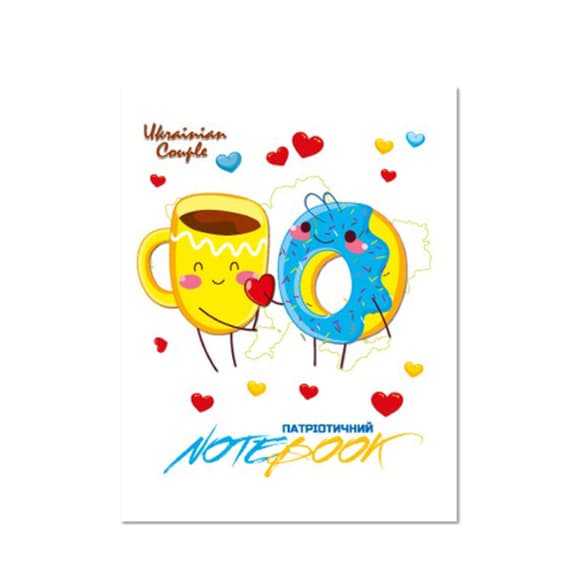 Детский блокнот "Ukrainian couple" АП-1803-11, 24 страницы