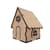 Заготовка для декорування "Будиночок 12" FDPO-403 з LED свічкою в комплекті