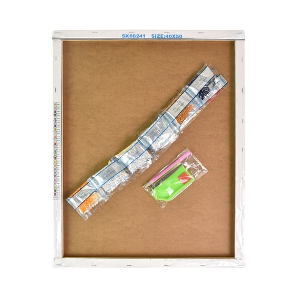 Алмазная мозаика "Тропическая гармония" SK88294 40х50 см