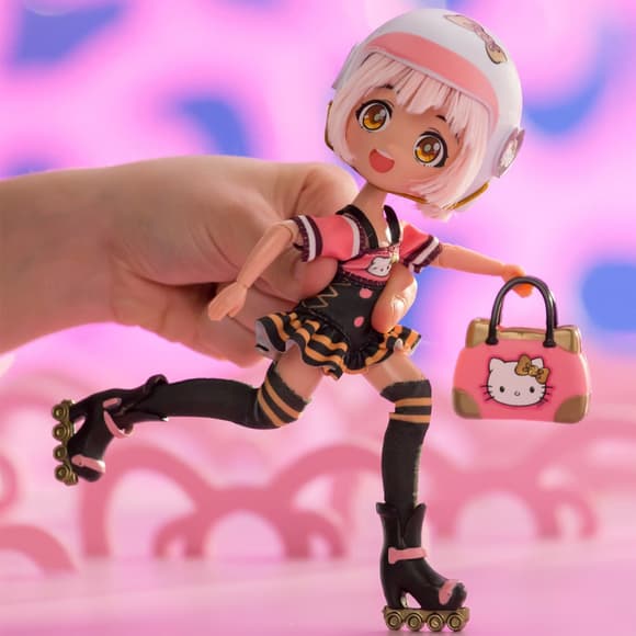 Детская кукла "Золотая Роллер Дива" 4SF Manga Dolls HKTF1000 серии "Hello Kitty"