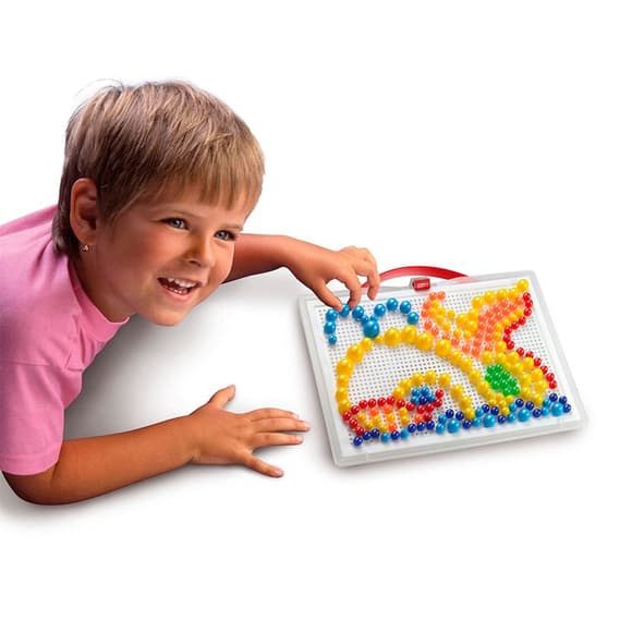 Розвиваючий набір мозаїки Quercetti 0950-Q, дошка 28х20 см 280 штук