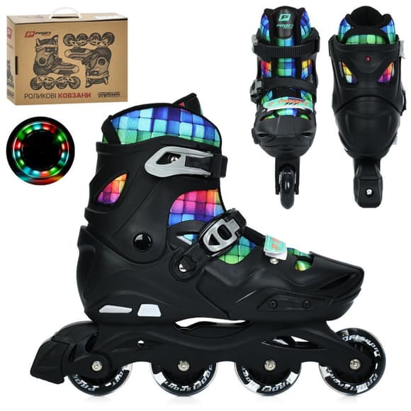 Детские раздвижные ролики A4159-L-B, размер 39-42