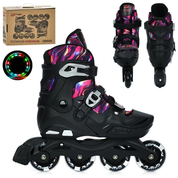 Детские раздвижные ролики A4159-M-B, размер 35-38