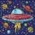 Алмазна мозаїка для дітей "Космічна подорож" ©art_selena_ua AMO8107, 30х30 см