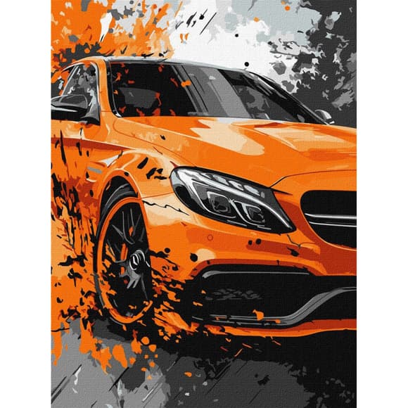 Картина за номерами "Яскрава міць" ©art_selena_ua KHO5154, 30х40 см