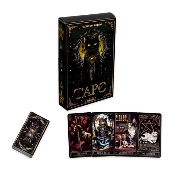 УЦІНКА! Гадальні карти Таро Strateg 30882-UC колода 78 карт, картка з посиланням на інструкцію
