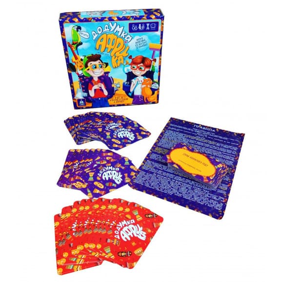 УЦЕНКА!!! Карточная игра "ДодУМка Африка" Danko Toys GDV-Afr-01U-UC 112 карточек