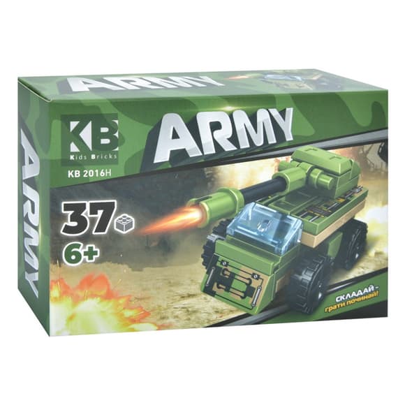 Дитячий конструктор "Військова техніка" KB 2016H 37 деталей