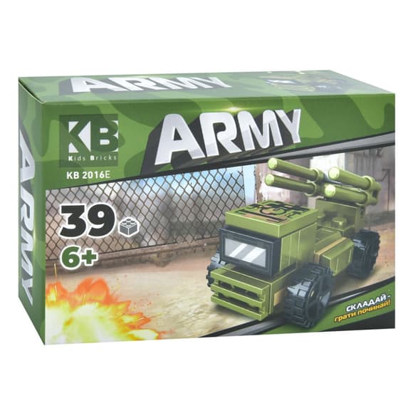 Детский конструктор "Военная техника" KB 2016E 39 деталей